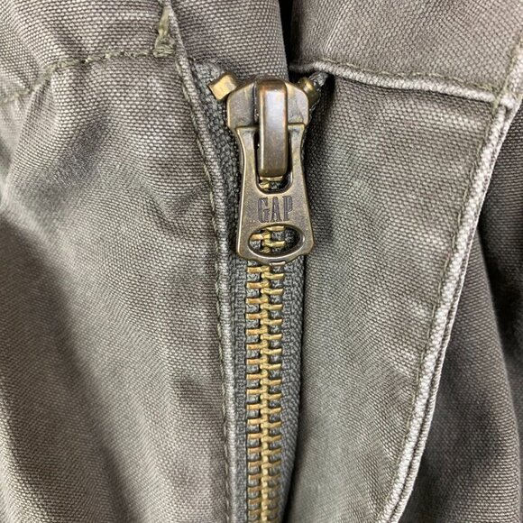 Gap Mens Pants 30 Gray Cargo Paratrooper Straight Leg Army Military Retro 30x32 - Picture 4 of 12